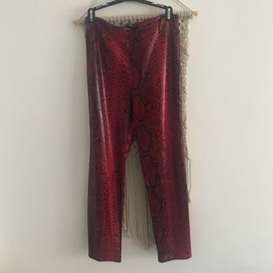 Missguided Snakeskin Pants